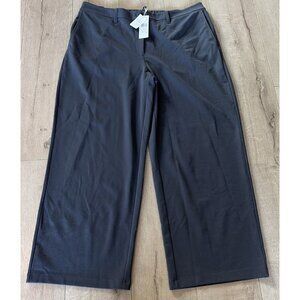 NWT Eileen Fisher Wide Leg in Gray Stretch Trousers Jersey Knit Pants Size 1X
